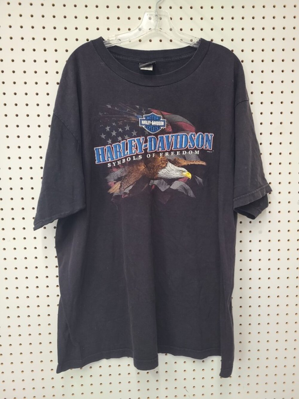 Harley-Davidson Symbols Of Freedom Eagle T-Shirt 2XL Black Killer Creek Roswell